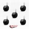 Service Caster 2-3/8'' Office Chair Casters Nylon Twin Wheel 5/16 Threaded Stem, 5PK SCC-UHTS02S60-NYS-5161810-5 - alternate 3
